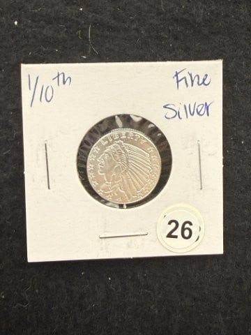 1/10th Fine Silver Coin