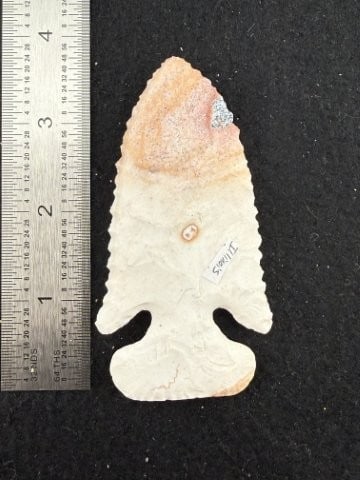 Thebes Indian Artifact Arrowhead: KEY WORDS: INDIAN ARTIFACT ARTIFACTS ARROWHEAD ARROWHEADS NATIVE AMERICAN MISSISSIPPIAN QUAPAW CADDO POTTERY COINS MORGAN DOLLAR PEACE DOLLAR SILVER COINS. All coins have been Sigma tested for