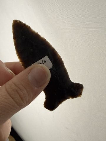 Simpson Mustache Indian Artifact Arrowhead - 4