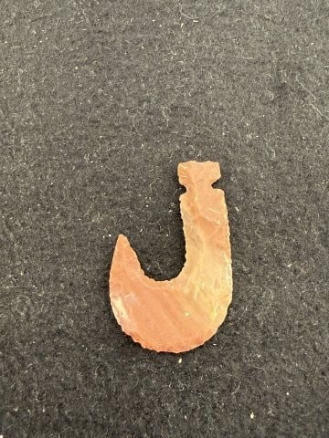 Flint Hook Indian Artifact Arrowhead - 2