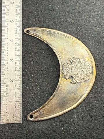 Hudson Bay Style Pendant: KEY WORDS: INDIAN ARTIFACT ARTIFACTS ARROWHEAD ARROWHEADS NATIVE AMERICAN MISSISSIPPIAN QUAPAW CADDO POTTERY COINS MORGAN DOLLAR PEACE DOLLAR SILVER COINS. All coins have been Sigma tested for