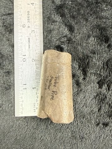 Tube Pipe Indian Artifact Arrowhead: KEY WORDS: INDIAN ARTIFACT ARTIFACTS ARROWHEAD ARROWHEADS NATIVE AMERICAN MISSISSIPPIAN QUAPAW CADDO POTTERY COINS MORGAN DOLLAR PEACE DOLLAR SILVER COINS. All coins have been Sigma tested for