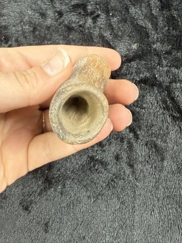 Elbow Pipe Indian Artifact Arrowhead - 4