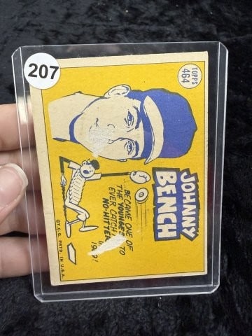 Topps Johnny Bench Baseball Card - 2