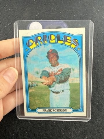 1972 Topps Frank Robinson Baseball Card: KEY WORDS: INDIAN ARTIFACT ARTIFACTS ARROWHEAD ARROWHEADS NATIVE AMERICAN MISSISSIPPIAN QUAPAW CADDO POTTERY COINS MORGAN DOLLAR PEACE DOLLAR SILVER COINS. All coins have been Sigma tested for authent