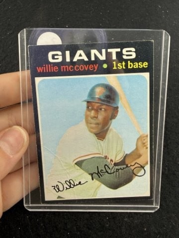 Willie McCovey Baseball Card: KEY WORDS: INDIAN ARTIFACT ARTIFACTS ARROWHEAD ARROWHEADS NATIVE AMERICAN MISSISSIPPIAN QUAPAW CADDO POTTERY COINS MORGAN DOLLAR PEACE DOLLAR SILVER COINS. All coins have been Sigma tested for authent