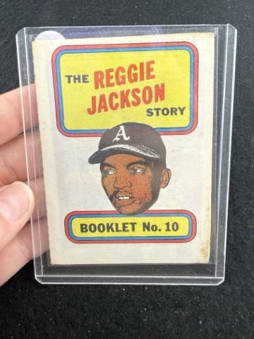 Reggie Jackson Story Booklet: KEY WORDS: INDIAN ARTIFACT ARTIFACTS ARROWHEAD ARROWHEADS NATIVE AMERICAN MISSISSIPPIAN QUAPAW CADDO POTTERY COINS MORGAN DOLLAR PEACE DOLLAR SILVER COINS. All coins have been Sigma tested for authent