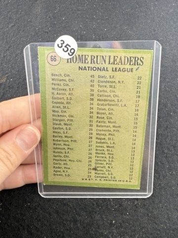 Johnny Bench Baseball Card - 2