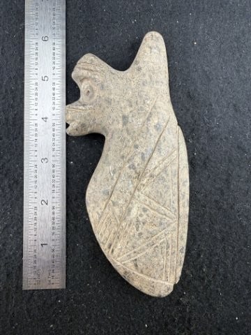 Pre-Columbian Stone Effigy Indian Artifact Arrowhead (1 of 7)