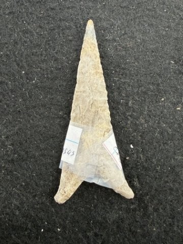 Dalton Indian Artifact Arrowhead - 2