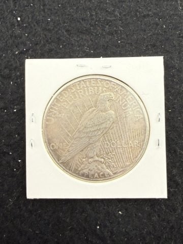 1925 Peace Silver Dollar Coin - 2