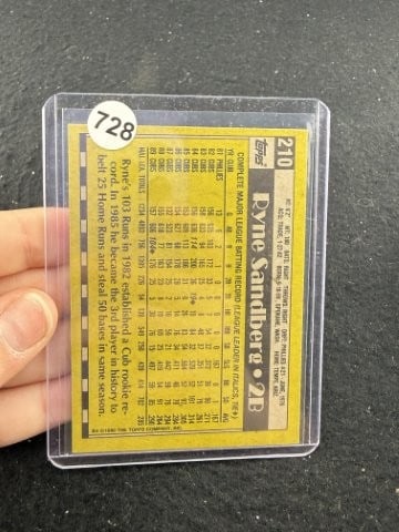 Ryne Sandberg Hand Signed Authentic Autograph - 2