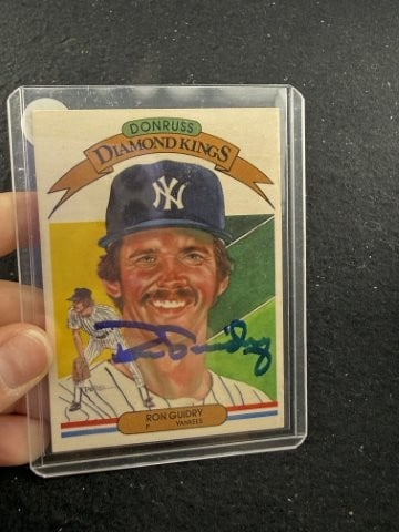 Ron Guirdry Hand Signed Authentic Autograph: KEY WORDS: INDIAN ARTIFACT ARTIFACTS ARROWHEAD ARROWHEADS NATIVE AMERICAN MISSISSIPPIAN QUAPAW CADDO POTTERY COINS MORGAN DOLLAR PEACE DOLLAR SILVER COINS. All coins have been Sigma tested for
