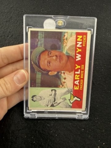 Topps Early Wynn Baseball Card: KEY WORDS: INDIAN ARTIFACT ARTIFACTS ARROWHEAD ARROWHEADS NATIVE AMERICAN MISSISSIPPIAN QUAPAW CADDO POTTERY COINS MORGAN DOLLAR PEACE DOLLAR SILVER COINS. All coins have been Sigma tested for