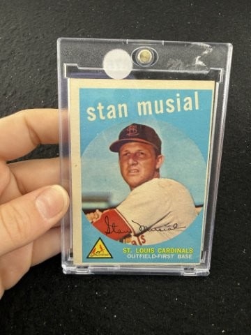 1959 Topps Stan Musial Baseball Card (1 of 2)
