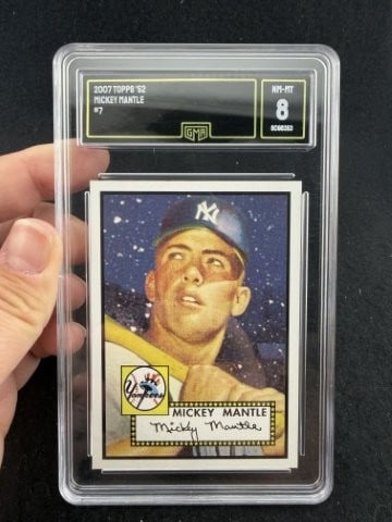 2007 Topps Mickey Mantle Baseball Card (1 of 2)