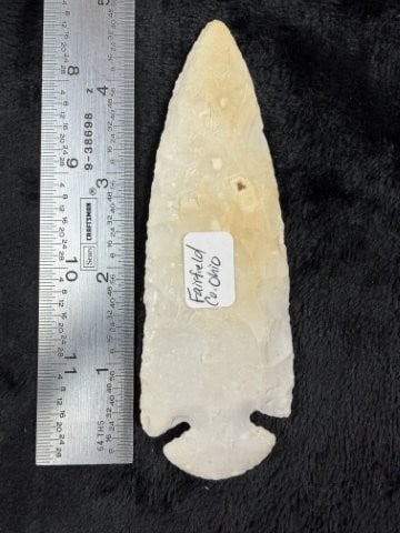 Dovetail from Fairfield County Ohio Indian Artifact Arrowhead: KEY WORDS: INDIAN ARTIFACT ARTIFACTS ARROWHEAD ARROWHEADS NATIVE AMERICAN MISSISSIPPIAN QUAPAW CADDO POTTERY COINS MORGAN DOLLAR PEACE DOLLAR SILVER COINS. All coins have been Sigma tested for authent