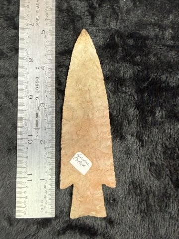 Hardin from Greene County, Arkansas Indian Artifact Arrowhead: KEY WORDS: INDIAN ARTIFACT ARTIFACTS ARROWHEAD ARROWHEADS NATIVE AMERICAN MISSISSIPPIAN QUAPAW CADDO POTTERY COINS MORGAN DOLLAR PEACE DOLLAR SILVER COINS. All coins have been Sigma tested for authent