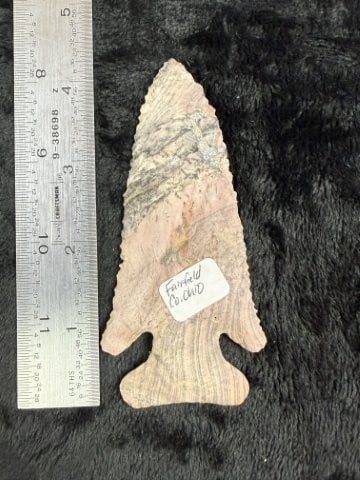 Thebes from Fairfield County, Ohio Indian Artifact Arrowhead: KEY WORDS: INDIAN ARTIFACT ARTIFACTS ARROWHEAD ARROWHEADS NATIVE AMERICAN MISSISSIPPIAN QUAPAW CADDO POTTERY COINS MORGAN DOLLAR PEACE DOLLAR SILVER COINS. All coins have been Sigma tested for authent