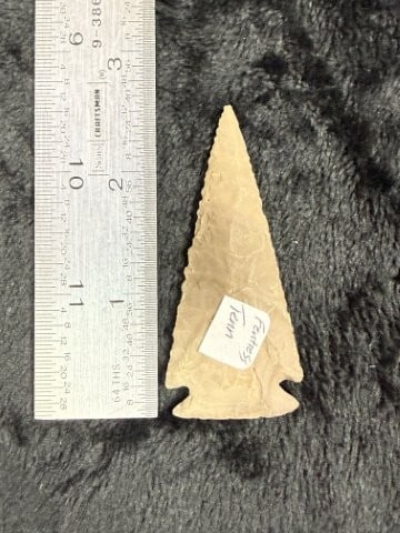 Apple Creek from Fentress County Tennessee Indian Artifact Arrowhead: KEY WORDS: INDIAN ARTIFACT ARTIFACTS ARROWHEAD ARROWHEADS NATIVE AMERICAN MISSISSIPPIAN QUAPAW CADDO POTTERY COINS MORGAN DOLLAR PEACE DOLLAR SILVER COINS. All coins have been Sigma tested for authent