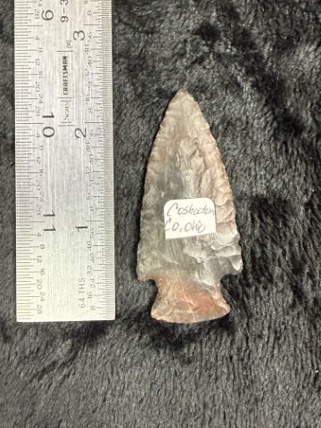 Benton from Coshocton County Ohio Indian Artifact Arrowhead: KEY WORDS: INDIAN ARTIFACT ARTIFACTS ARROWHEAD ARROWHEADS NATIVE AMERICAN MISSISSIPPIAN QUAPAW CADDO POTTERY COINS MORGAN DOLLAR PEACE DOLLAR SILVER COINS. All coins have been Sigma tested for authent