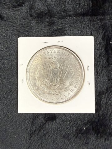 1900 UNC Morgan Silver Dollar Coin - 2