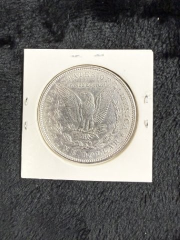1885 UNC Morgan Silver Dollar Coin - 2