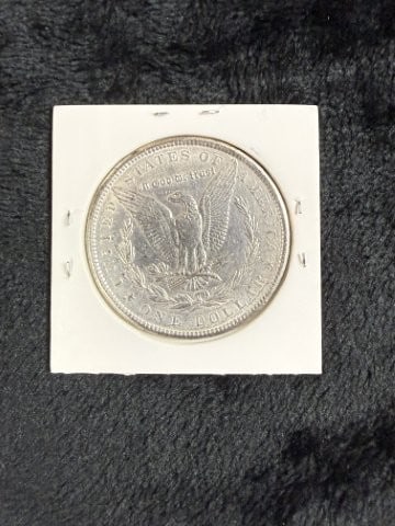 1900 UNC Morgan Silver Dollar Coin - 2