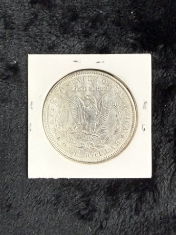 1889 UNC Morgan Silver Dollar Coin - 2