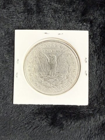 1886 UNC Morgan Silver Dollar Coin - 2