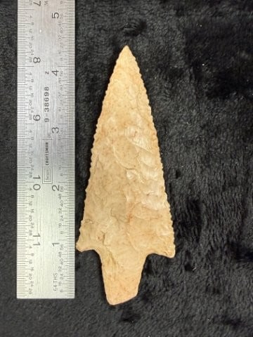Adena Indian Artifact Arrowhead: KEY WORDS: INDIAN ARTIFACT ARTIFACTS ARROWHEAD ARROWHEADS NATIVE AMERICAN MISSISSIPPIAN QUAPAW CADDO POTTERY COINS MORGAN DOLLAR PEACE DOLLAR SILVER COINS. All coins have been Sigma tested for authent
