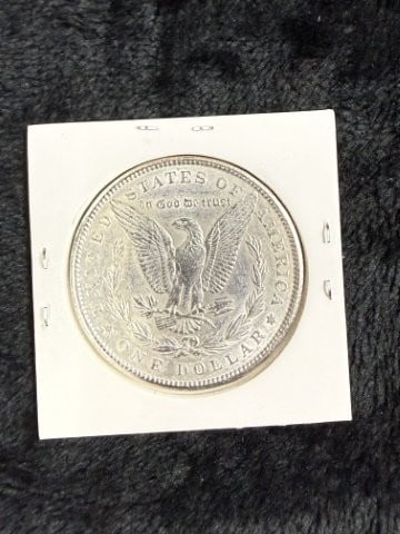 1900 UNC Morgan Silver Dollar Coin - 2