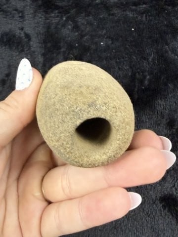 Broken Bannerstone Indian Artifact Arrowhead - 4