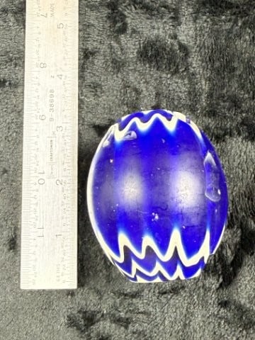 Chevron Bead with damage Indian Artifact Arrowhead: KEY WORDS: INDIAN ARTIFACT ARTIFACTS ARROWHEAD ARROWHEADS NATIVE AMERICAN MISSISSIPPIAN QUAPAW CADDO POTTERY COINS MORGAN DOLLAR PEACE DOLLAR SILVER COINS. All coins have been Sigma tested for
