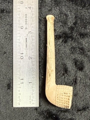 Trade Pipe Indian Artifact Arrowhead: KEY WORDS: INDIAN ARTIFACT ARTIFACTS ARROWHEAD ARROWHEADS NATIVE AMERICAN MISSISSIPPIAN QUAPAW CADDO POTTERY COINS MORGAN DOLLAR PEACE DOLLAR SILVER COINS. All coins have been Sigma tested for