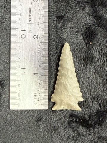 Arrow Point Indian Artifact Arrowhead: KEY WORDS: INDIAN ARTIFACT ARTIFACTS ARROWHEAD ARROWHEADS NATIVE AMERICAN MISSISSIPPIAN QUAPAW CADDO POTTERY COINS MORGAN DOLLAR PEACE DOLLAR SILVER COINS. All coins have been Sigma tested for