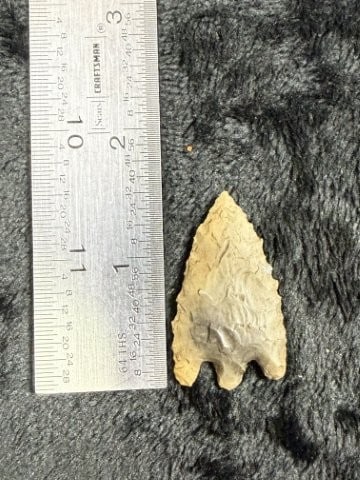 Arrow Point Indian Artifact Arrowhead: KEY WORDS: INDIAN ARTIFACT ARTIFACTS ARROWHEAD ARROWHEADS NATIVE AMERICAN MISSISSIPPIAN QUAPAW CADDO POTTERY COINS MORGAN DOLLAR PEACE DOLLAR SILVER COINS. All coins have been Sigma tested for