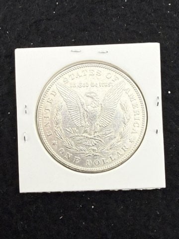 1886 UNC Morgan Silver Dollar Coin - 2