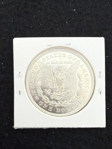 1921 UNC Morgan Silver Dollar Coin - 2