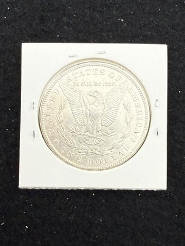 1900 UNC Morgan Silver Dollar Coin - 2