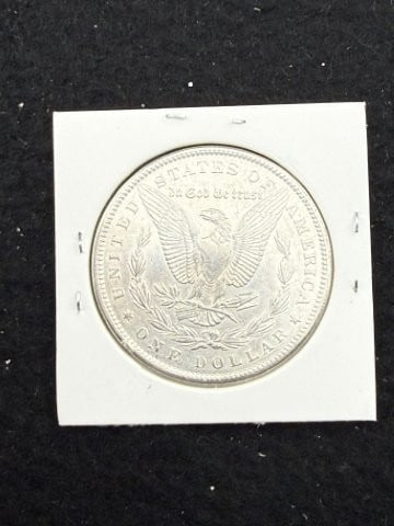 1900 UNC Morgan Silver Dollar Coin - 2