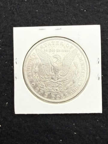 1900 UNC Morgan Silver Dollar Coin - 2