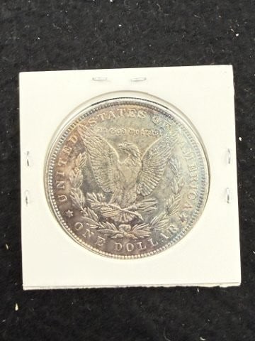 1889 UNC Morgan Silver Dollar Coin - 2