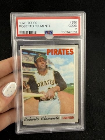 1970 Topps Roberto Clemente Baseball Card: KEY WORDS: INDIAN ARTIFACT ARTIFACTS ARROWHEAD ARROWHEADS NATIVE AMERICAN MISSISSIPPIAN QUAPAW CADDO POTTERY COINS MORGAN DOLLAR PEACE DOLLAR SILVER COINS. All coins have been Sigma tested for authent