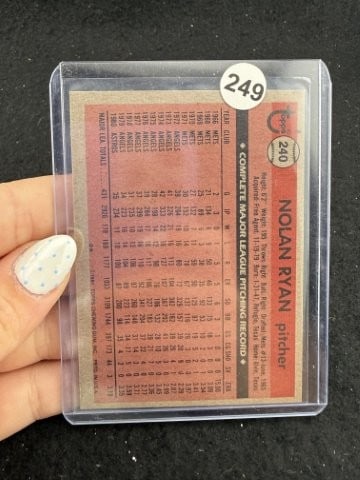 1981 Topps Nolan Ryan Baseball Card - 2