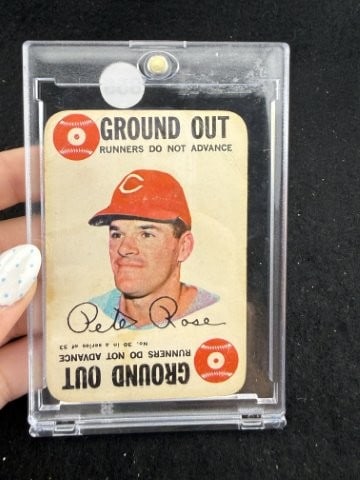 Pete Rose Card: KEY WORDS: INDIAN ARTIFACT ARTIFACTS ARROWHEAD ARROWHEADS NATIVE AMERICAN MISSISSIPPIAN QUAPAW CADDO POTTERY COINS MORGAN DOLLAR PEACE DOLLAR SILVER COINS. All coins have been Sigma tested for
