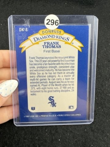 Frank Thomas Diamond King Baseball Card - 2