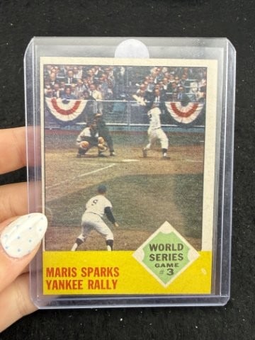1964 Topps Roger Maris Baseball Card: KEY WORDS: INDIAN ARTIFACT ARTIFACTS ARROWHEAD ARROWHEADS NATIVE AMERICAN MISSISSIPPIAN QUAPAW CADDO POTTERY COINS MORGAN DOLLAR PEACE DOLLAR SILVER COINS. All coins have been Sigma tested for
