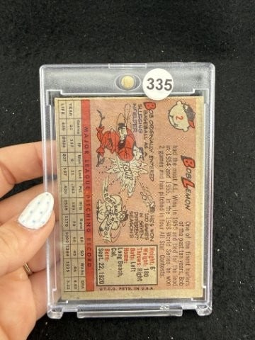 Topps Bob Lemon Baseball Card - 2