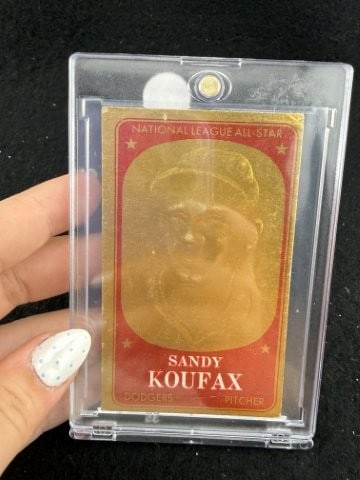 Topps Sandy Koufax Baseball Card: KEY WORDS: INDIAN ARTIFACT ARTIFACTS ARROWHEAD ARROWHEADS NATIVE AMERICAN MISSISSIPPIAN QUAPAW CADDO POTTERY COINS MORGAN DOLLAR PEACE DOLLAR SILVER COINS. All coins have been Sigma tested for